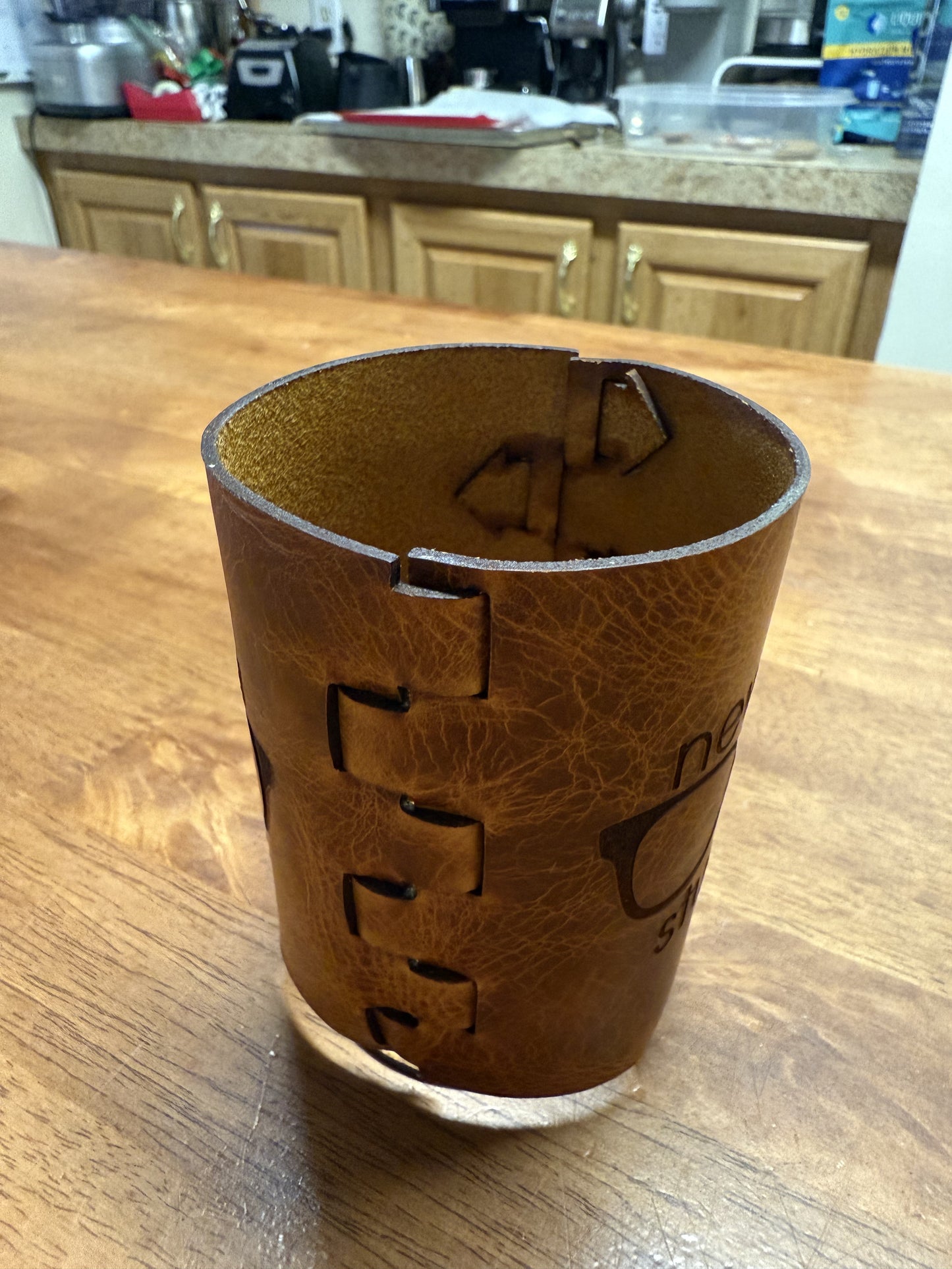 Leather Koozie - Set of 2